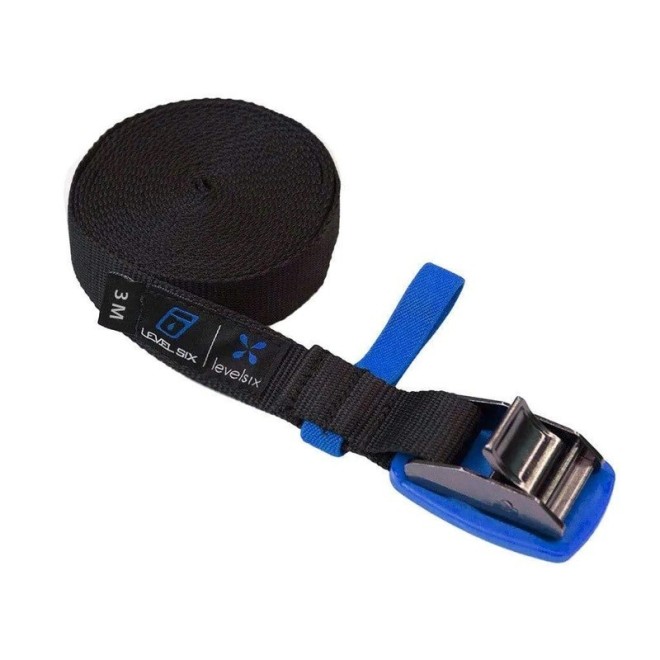 LEVEL SIX WEBBING TIE DOWN STRAP 3m