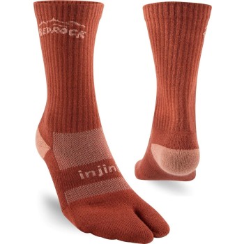Bedrock Crew Performance Split-Toe Socks (Salmon) 