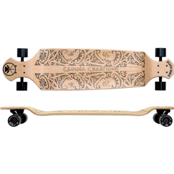 Black Wave (Natural) Drop Deck 43" Longboard