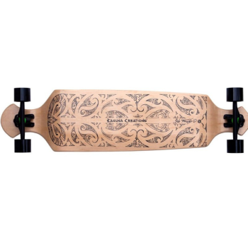 Black Wave (Natural) Drop Deck 43" Longboard 2