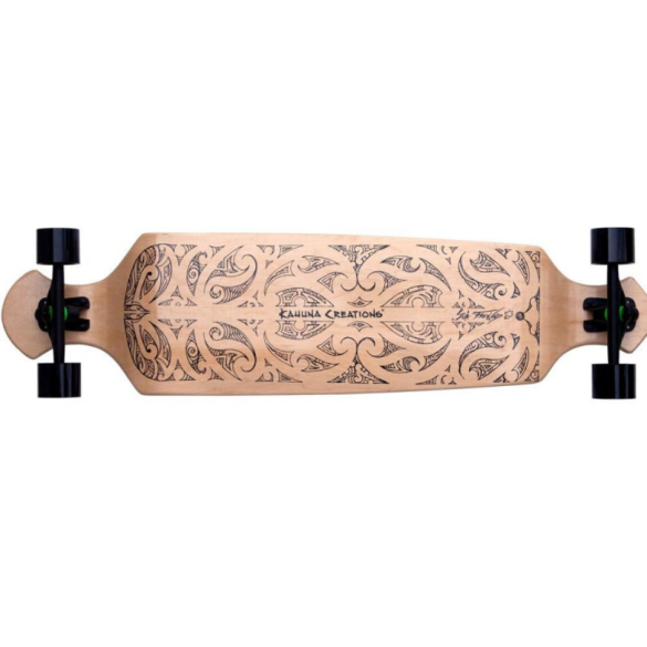 Black Wave (Natural) Drop Deck 43" Longboard