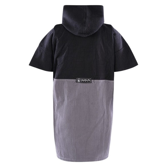 WAVE HAWAII Travel Poncho Pampatar (nero-grigio)