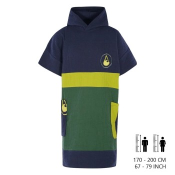 WAVE HAWAII Travel Poncho Pampatar (modro-rumeno-zelen)